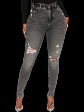 Living Life High Stretch Skinny Jeans - Black Wash